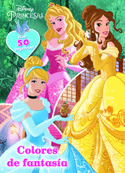 PRINCESAS. COLORES DE FANTASIA. COLOREAR CON PEGAT
