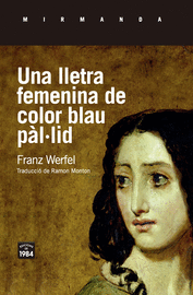 LLETRA FEMENINA DE COLOR BLAU PÀL·LID, UNA
