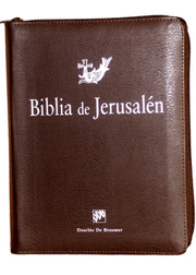 BIBLIA DE JERUSALÉN 4ª EDICIÓN MANUAL TOTALMENTE REVISADA - FUNDA DE CREMALLERA
