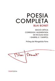 POESIA COMPLETA BLAI BONET