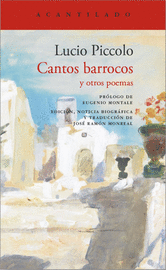 CANTOS BARROCOS Y OTROS POEMAS